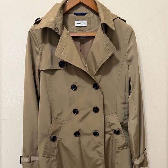 Jane Post trench coat size Small - Picture 4 of 12